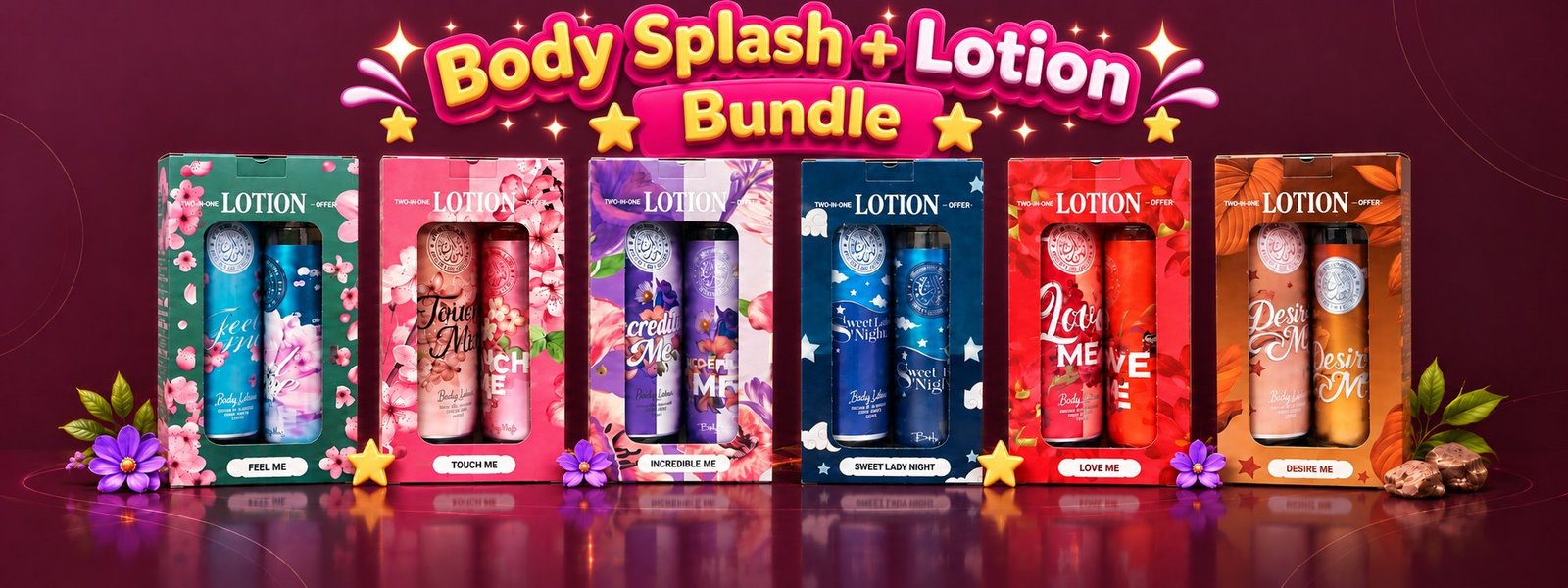 Splash & lotion bundles